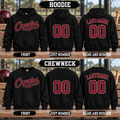 AV Coyotes Black & Maroon Personalized Sweatshirt