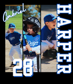 Custom Player Photo Panel Tee