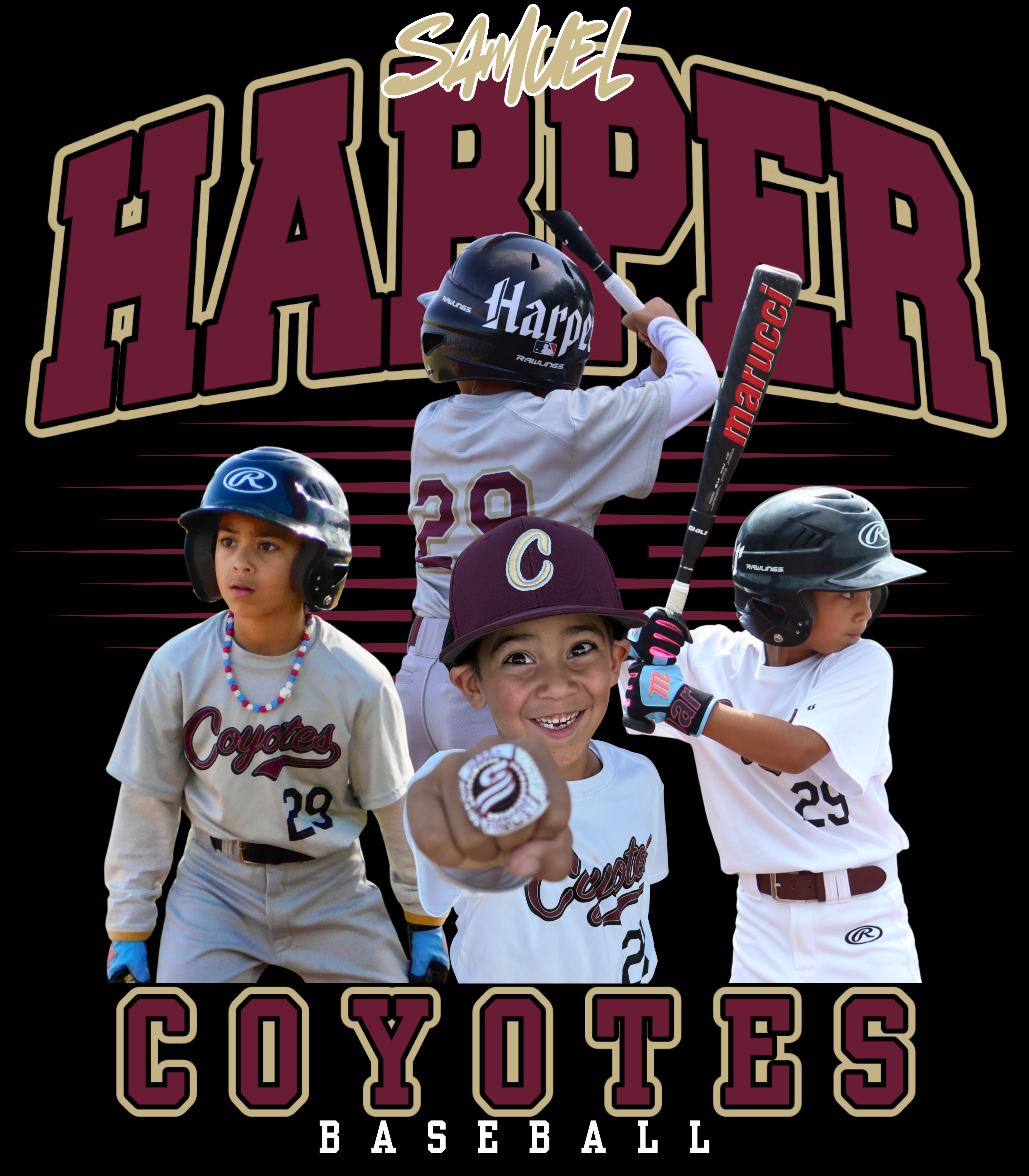 Custom Player Poster Tee