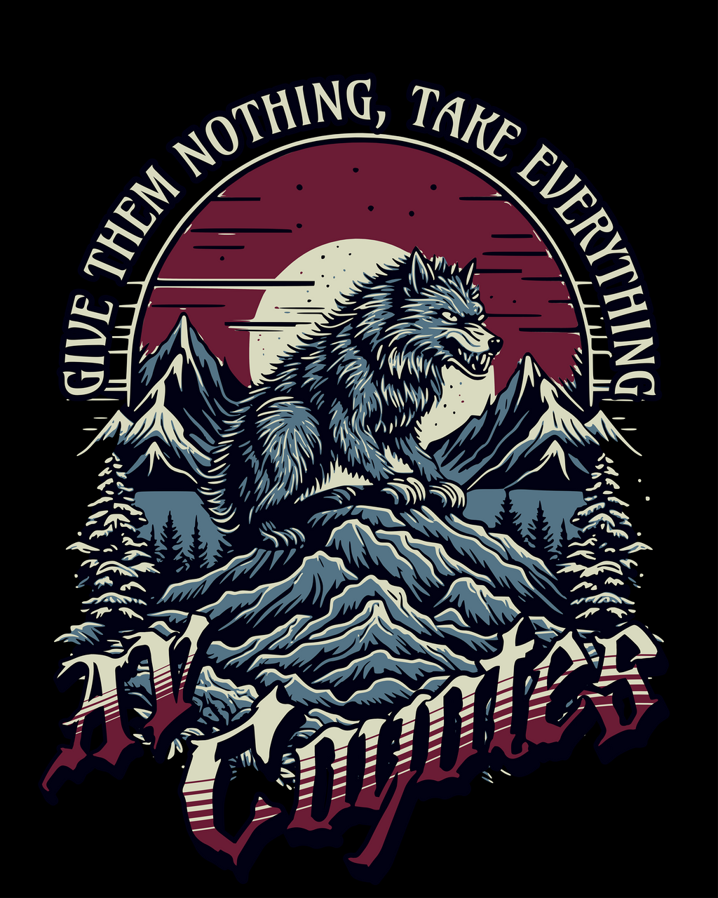 AV Coyotes – Give Them Nothing Tee