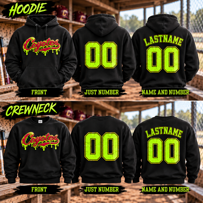 AV Coyotes Toxic Edition Personalized Sweatshirt